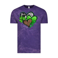 Cloud Purple St. Patrick's Day hearts Vintage Tee - Jasminsmagicworld
