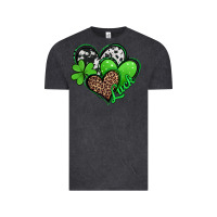 Vintage Black St. Patrick's Day hearts Vintage Tee - Jasminsmagicworld