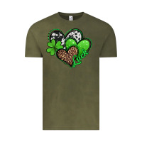 Vintage Olive St. Patrick's Day hearts Vintage Tee - Jasminsmagicworld