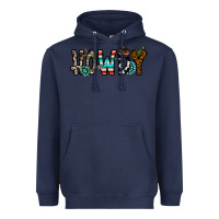 Navy howdy Heavyweight Hoodie - CowhideDigitalArt