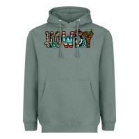 Sage howdy Heavyweight Hoodie - CowhideDigitalArt