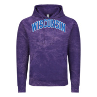 Cloud Purple wisconsin blue Vintage Hoodie - lanVoArt