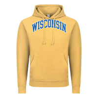 Vintage Mustard wisconsin blue Vintage Hoodie - lanVoArt