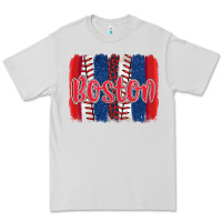 Dove Grey boston baseball team spirit brushstrokes Premium Tee - Artiststas