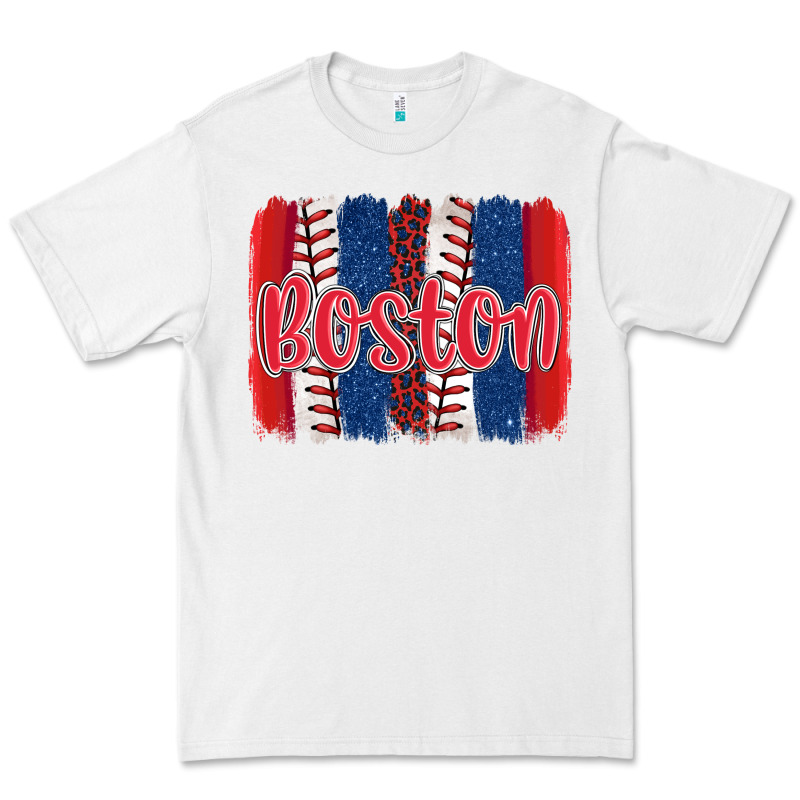 Boston Baseball Team Spirit Brushstrokes Premium Tee by Artiststas | Teevron