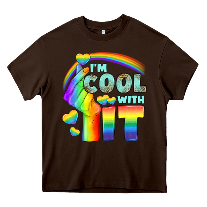 Lgbtq İ'm Cool With İt Heavy Core Tee by BundleAndBundleShop | Teevron