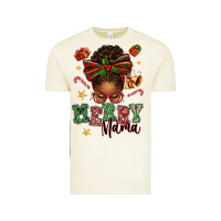Vintage Arctic merry mama afro messy bun Vintage Tee - texasbilliewilder