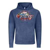 Vintage Denim American Teacher 4th of july Vintage Hoodie - HowdyJamesFarm