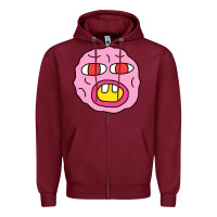 Burgundy cherry tyler! Zipper Hoodie - lanVoArt