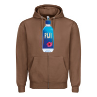 Chestnut aesthetic fiji water Zipper Hoodie - lanVoArt