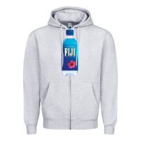 Aesthetic Fiji Water Zipper Hoodie | Teevron