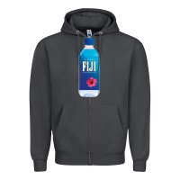 Smoke aesthetic fiji water Zipper Hoodie - lanVoArt