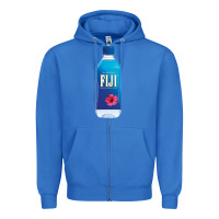 True Royal aesthetic fiji water Zipper Hoodie - lanVoArt
