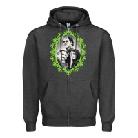 Charcoal Heather the munsters halloween 2022 Zipper Hoodie - lanVoArt