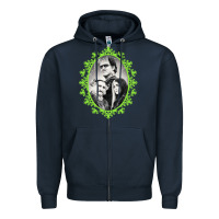 Navy the munsters halloween 2022 Zipper Hoodie - lanVoArt