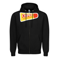 Black carmex obsessed sticker Zipper Hoodie - lanVoArt