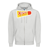 Dove Grey carmex obsessed sticker Zipper Hoodie - lanVoArt