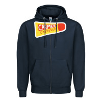 Navy carmex obsessed sticker Zipper Hoodie - lanVoArt
