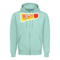 Seafoam carmex obsessed sticker Zipper Hoodie - lanVoArt