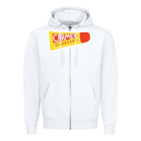 White carmex obsessed sticker Zipper Hoodie - lanVoArt