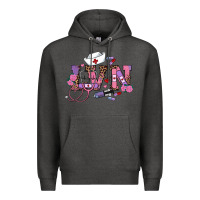 Charcoal Heather valentines day lvn Premium Hoodie - RanaPortraitStore