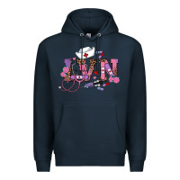Navy valentines day lvn Premium Hoodie - RanaPortraitStore