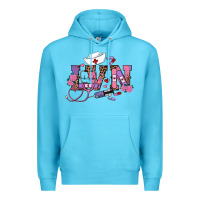 Ocean Blue valentines day lvn Premium Hoodie - RanaPortraitStore