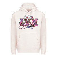 Pale Pink valentines day lvn Premium Hoodie - RanaPortraitStore