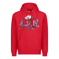 Red valentines day lvn Premium Hoodie - RanaPortraitStore