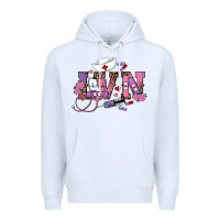 White valentines day lvn Premium Hoodie - RanaPortraitStore