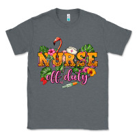 Charcoal Heather Nurse off duty Classic Tee - NancyCooperArtShop