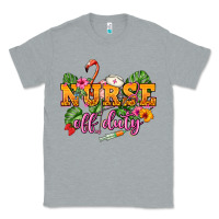 Heather Grey Nurse off duty Classic Tee - NancyCooperArtShop