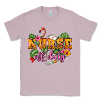 Lilac Nurse off duty Classic Tee - NancyCooperArtShop