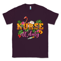 Plum Nurse off duty Classic Tee - NancyCooperArtShop