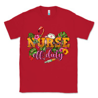 Red Nurse off duty Classic Tee - NancyCooperArtShop
