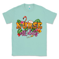 Seafoam Nurse off duty Classic Tee - NancyCooperArtShop