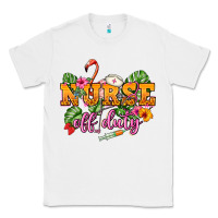 White Nurse off duty Classic Tee - NancyCooperArtShop