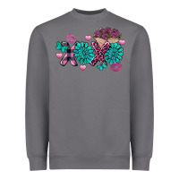 Storm Xoxo Valentine's Day Turquoise Gem Heavyweight Sweatshirt - FaDigitalArtStudio