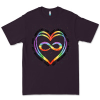 Plum autism heart Premium Tee - Artiststas