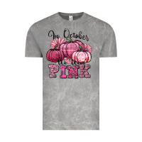 In October We Wear Pink Pumpkin Vintage Tee | Teevron
