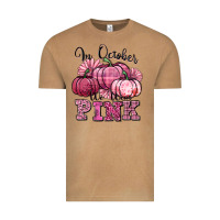 Vintage Camel in october we wear pink pumpkin Vintage Tee - texasbilliewilder