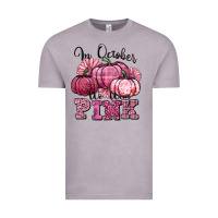 Vintage Zinc in october we wear pink pumpkin Vintage Tee - texasbilliewilder