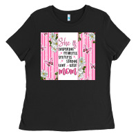 Black mother's day inspirational quotes Ladies Tee - Artiststas