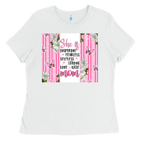 White mother's day inspirational quotes Ladies Tee - Artiststas