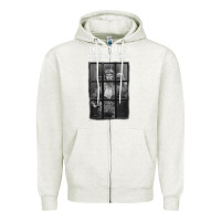 Oatmeal Heather great⭐ david⭐bowie ⭐1 Zipper Hoodie - lanVoArt