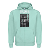 Seafoam great⭐ david⭐bowie ⭐1 Zipper Hoodie - lanVoArt