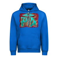 Cobalt physician medical symbol assistant nurse background Urban Hoodie - BarkalooDesign