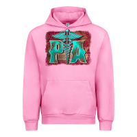 Fuchsia Pink physician medical symbol assistant nurse background Urban Hoodie - BarkalooDesign