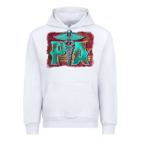 White physician medical symbol assistant nurse background Urban Hoodie - BarkalooDesign