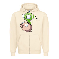 Sandshell invader zim Zipper Hoodie - lanVoArt